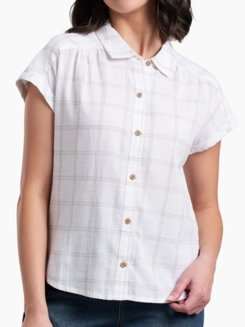 Kuhl Wylde Blouse, White, Size Small